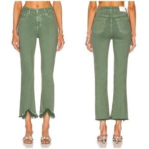 JONATHAN SIMKHAI River High Rise Straight Jeans In Jade